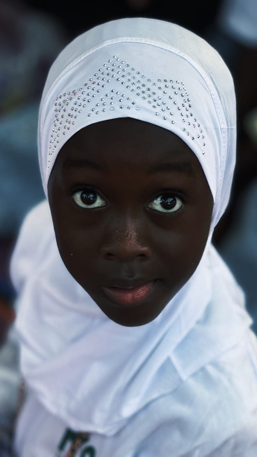 Portrait d’une élève lors de la Fête de fin d’année